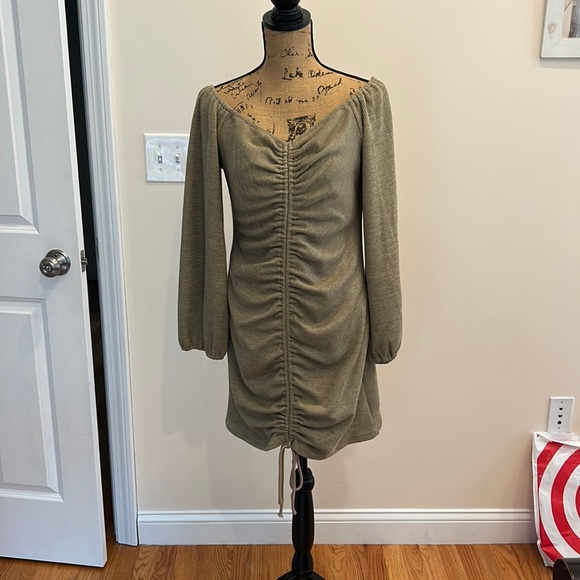 Bobbles And Lace Boutique Dress | Color: Tan | Size: L | Maira2005's Closet